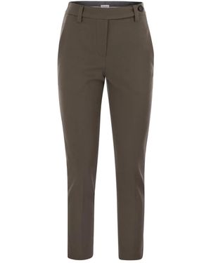 Brunello Cucinelli Cigarette Trousers - Grey
