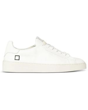 Date Baskets Levante En Cuir - White