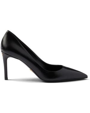 Prada Patent Saffiano Leather Pumps - Black