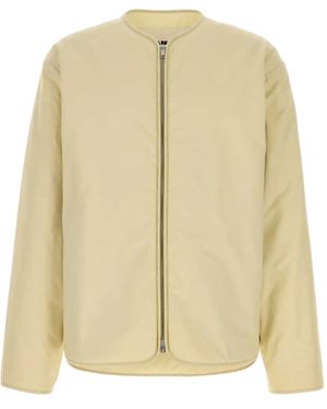 Jil Sander Padded Cotton Jacket - Natural
