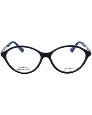 MAX&Co. Oval-Frame Glasses - Black