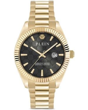 Philipp Plein Date Superlative 40Mm Watch - Metallic