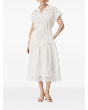 Waimari Abito Aura Con Balze - Bianco
