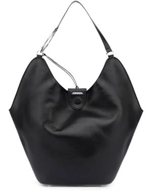 Dondup Grand Sac Porté Épaule Erotica À Détail D'Anneau - Noir
