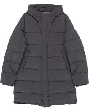 Corneliani Gesteppter Kapuzenmantel - Grau