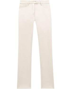 Courreges Straight-Leg Vinyl Trousers - White