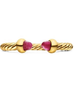 David Yurman Cablespira Ruby Ring - Metallic