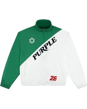 Purple Brand Mexico All Around Colour-Block Jacket - Green