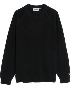 Carhartt Sudadera de algodón - Negro