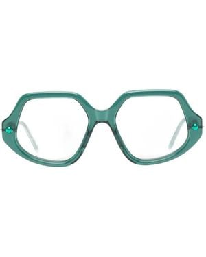 Kuboraum Lunettes De Soleil À Monture Géométrique - Green
