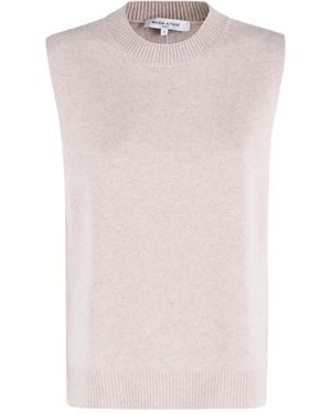 Maison Kitsuné Gebreide Spencer - Roze