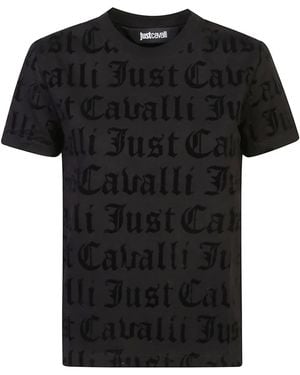 Just Cavalli T-Shirts And Polos - Black