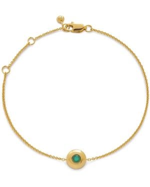Monica Vinader 18Kt Vermeil May Birthstone Bracelet - Metallic