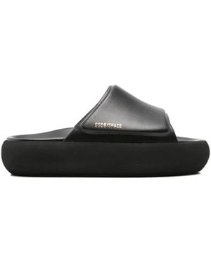 Golden Goose Space Slide Slippers - Zwart