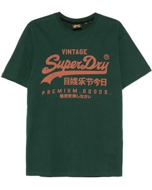 Superdry Logo-Print T-Shirt - Green
