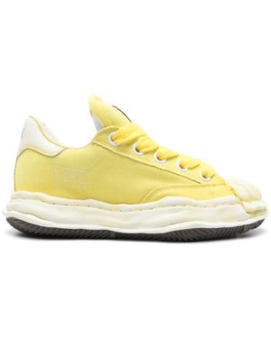 Maison Mihara Yasuhiro Blakey Puffer Trainers - Yellow