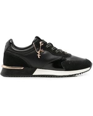 Mexx Logo-Charm Paneled Sneakers - Black
