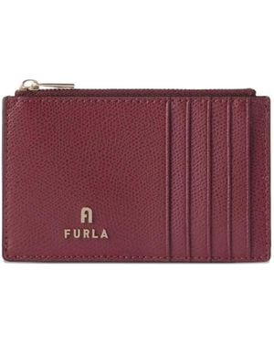 Furla Medium Camelia Card Holder - Purple