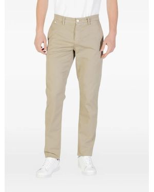 Replay Logo-Patch Chino Jeans - Natural