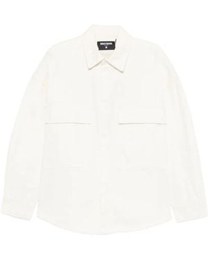 WRSTBHVR Best Flap-Pocket Denim Shirt - White