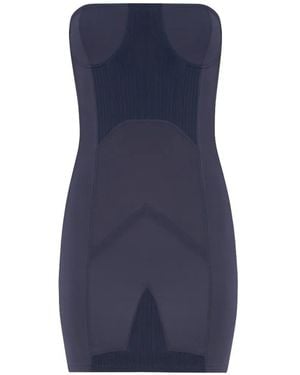 Jean Paul Gaultier Strapless Mini Dress - Blue