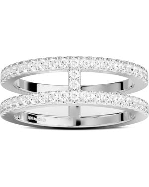 Apm Monaco Cannes Double-Band Ring - White