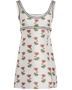 Giambattista Valli Vestido corto con estampado floral - Multicolor