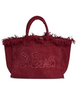 MC2 Saint Barth Vanity Fringed Tote Bag - Red