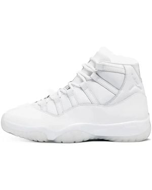 Nike Air 11 Retro Lace-Up Sneakers - White