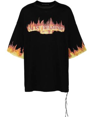 MASTERMIND WORLD Logo-Print T-Shirt - Black