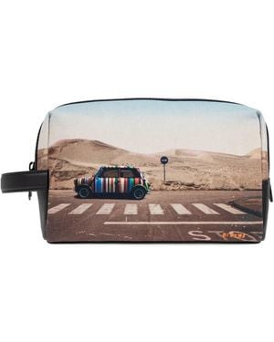 Paul Smith Mini Desert Wash Bag - Gray