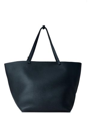 The Row Park Tote Xl Leather Tote - Blue
