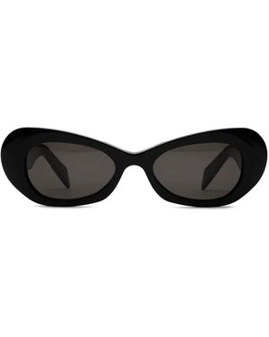 Retrosuperfuture Oval-Frame Sunglasses - Black
