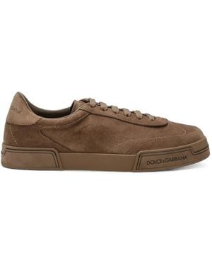 Dolce & Gabbana Portofino Light Florio Yacht Calfskin Shoes - Brown