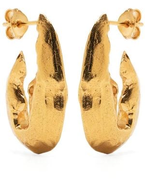 Alighieri The Gilded Crustacean Hoop Earrings - メタリック