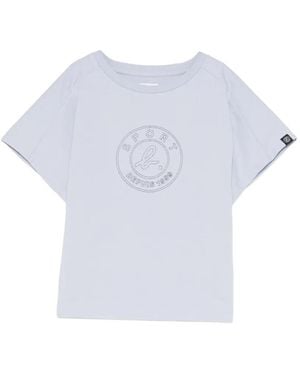 SPORT b. by agnès b. Logo-Embroidered T-Shirt - White