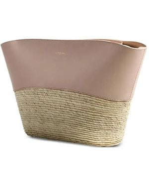 Altuzarra Basket-Shape Clutch Bag - Gray