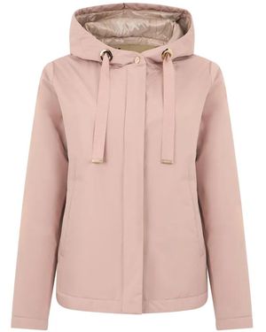 Herno Hooded Padded Jacket - Pink