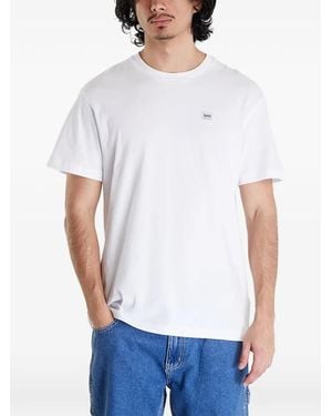Lee Jeans T-Shirt Mit Logo-Patch - Weiß