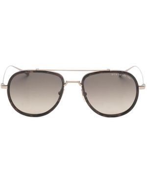 Dita Eyewear Arto.a79x Round-frame Sunglasses - Brown