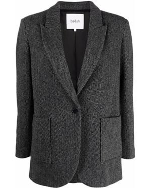 Ba&sh Blazer Ckost con botones - Gris