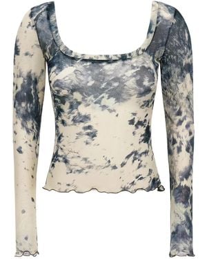Roberto Cavalli Appaloosa-Print T-Shirt - Blue