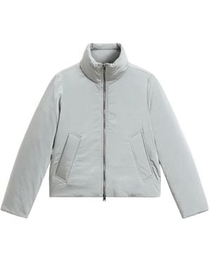 Woolrich Turtleneck Quilted Jacket - Grey
