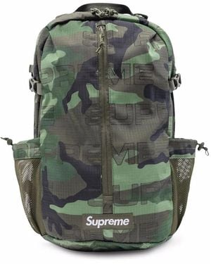 Supreme Rucksack Mit Logo-Print - Grün