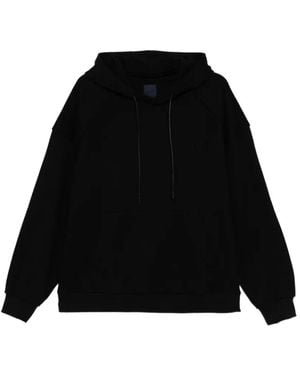 Juun.J Felpa Con Cappuccio E Coulisse - Nero
