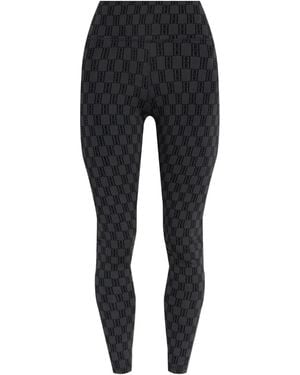 By Malene Birger Polene Monogrammed High-Waisted Leggings - Black