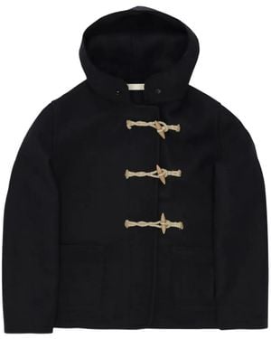 Fortela Kiowa Toggle-Fastening Duffle Jacket - Black