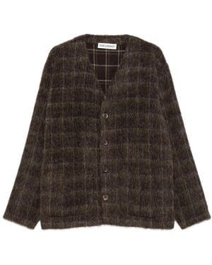 【最終値下げ】Our legacy モヘア　ブラウンチェックカーディガン メンズ Our Legacy セーター & ニット | オンラインセールは最大