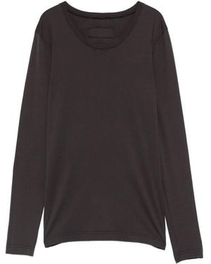 Private 0204 Klassisches Langarmshirt - Braun