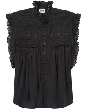 Isabel Marant Dersia Top - Black